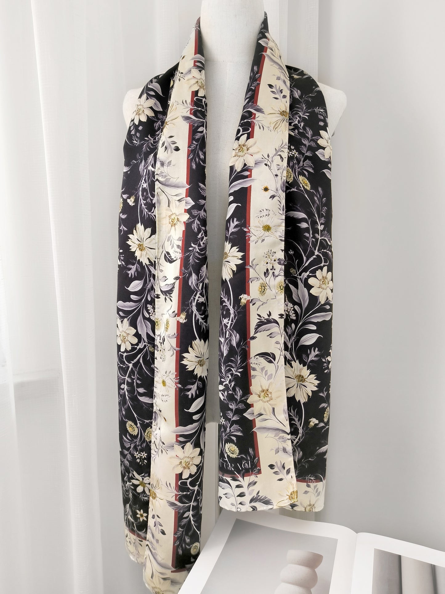 Meadow Swirl Schal – Seidenwolle-Modal-Mischung