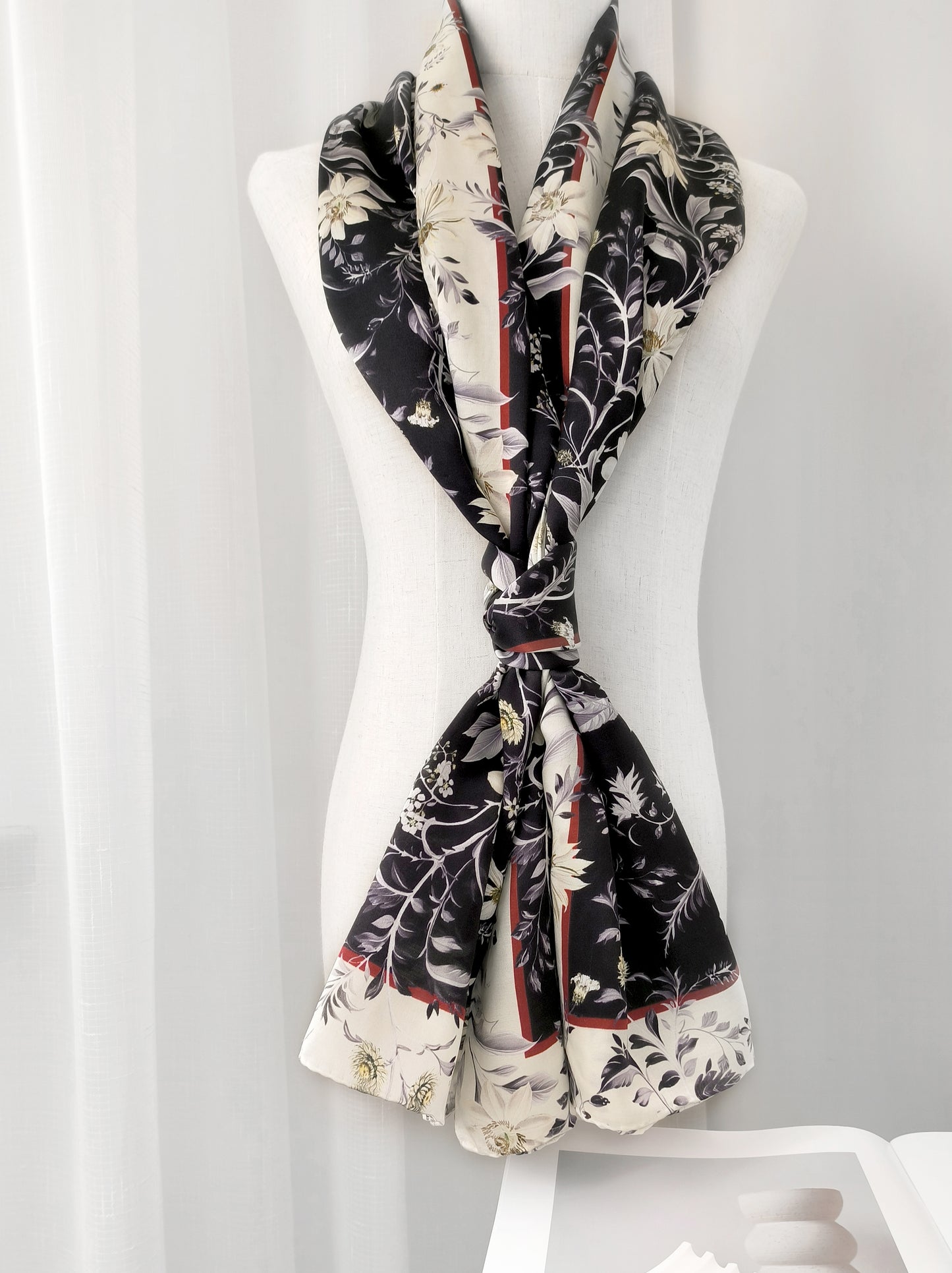 Meadow Swirl Schal – Seidenwolle-Modal-Mischung
